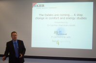 Damian launches HDSgreentech at the Kier Spring Drinks event in May